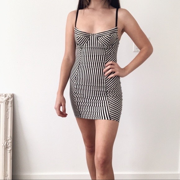 American Apparel Dresses & Skirts - ❌SOLD❌American Apparel Striped Bodycon Mini Dress